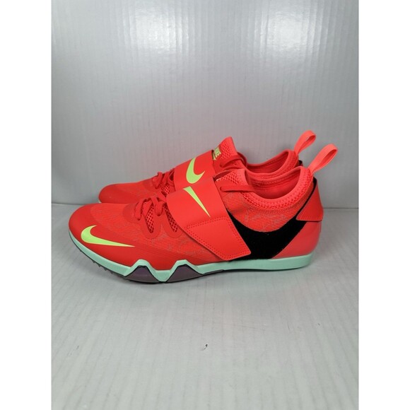 Size 9 Nike Zoom Pole Vault Elite Track Shoes Coral Crimson Mens FZ9649-600 NEW main image 9